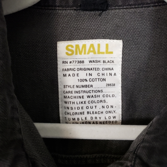 J. Crew Distressed Faded Black Jean Jacket - Picture 3 of 7